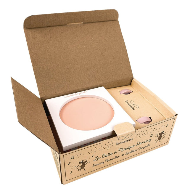 Sophie de Giraf Muziekdoosje Roze koop je bij Babywinkel