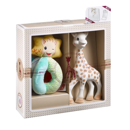 Sophie de Giraf Rammelaar Geboorteset Rammelaars koop je bij Babywinkel