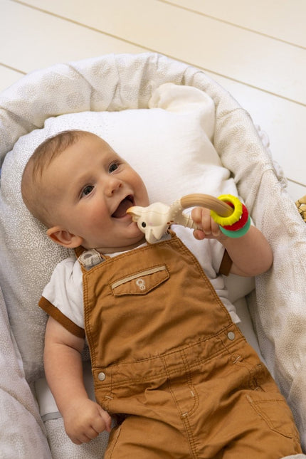 Sophie de Giraf Rammelaar So'Pure Natur'Rings koop je bij Babywinkel