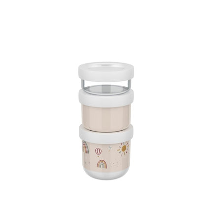 Mepal Opbergbakjes Mio Sunshine & Rainbow 3 - Delig koop je bij Babywinkel