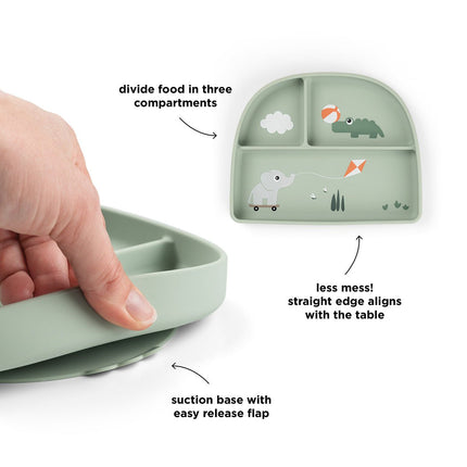 Stick&Stay Verdeel Bord Playground Green koop je bij Babywinkel