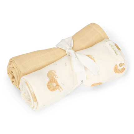 Little Dutch Hydrofiiliset pyyhkeet Safari Leo, 2 kpl