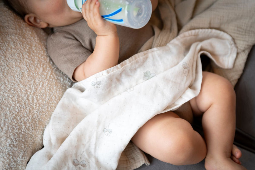 Baby's Only Hydrofiele Doek Tender Linen/Clover 115X115Cm 2 - Pack koop je bij Babywinkel