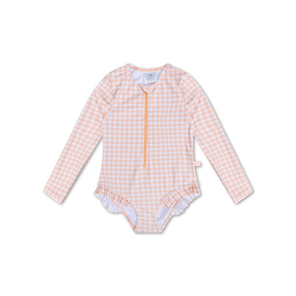 Swim Essentials Badpak Kind Apricot Orange Lange Mouwen koop je bij Babywinkel