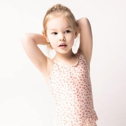 Swim Essentials Badpak Kind Panterprint Old Pink koop je bij Babywinkel