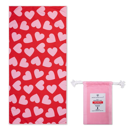 Swim Essentials Strandlaken Hearts Red koop je bij Babywinkel