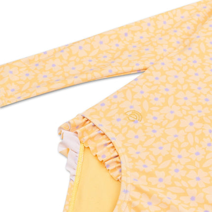Swim Essentials Uv Zwempak Florish Yellow Rashguard Ruffle koop je bij Babywinkel