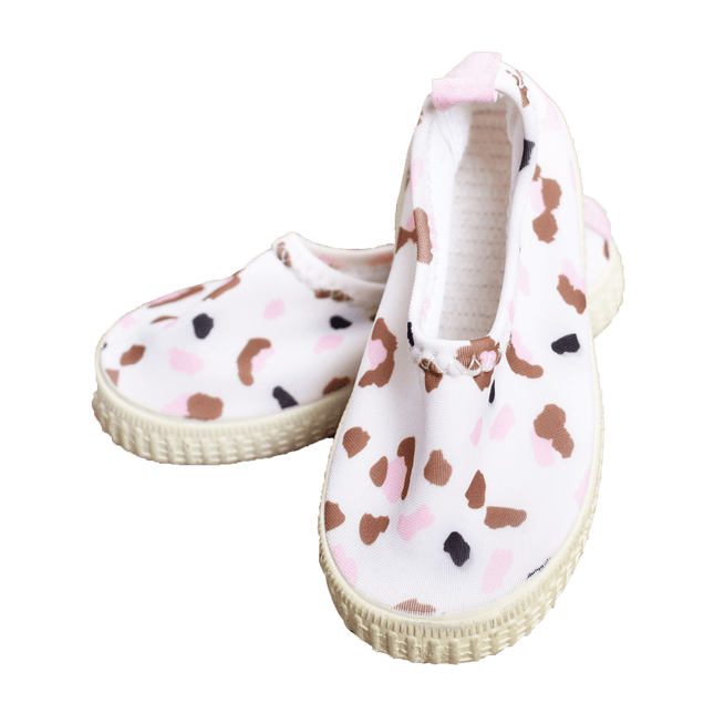 Swim Essentials Waterschoentjes Panterprint Lycra Kahki koop je bij Babywinkel