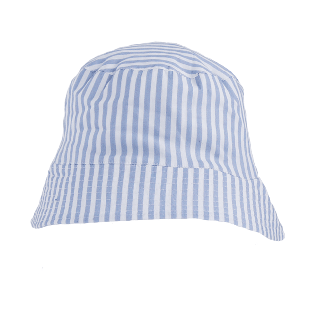 Swim Essentials Zonnehoedje Baby Strepen Lichtblauw koop je bij Babywinkel