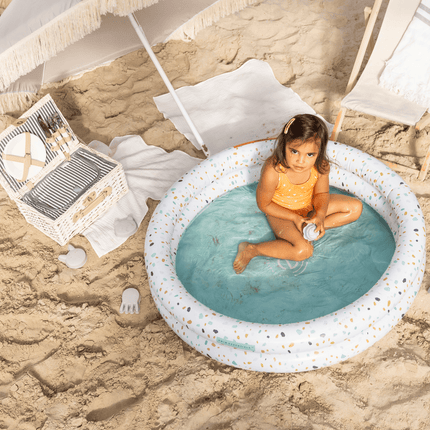 Swim Essentials Zwembad Kind Blauw Wit 1M koop je bij Babywinkel