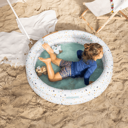 Swim Essentials Zwembad Kind Blauw Wit 1M koop je bij Babywinkel