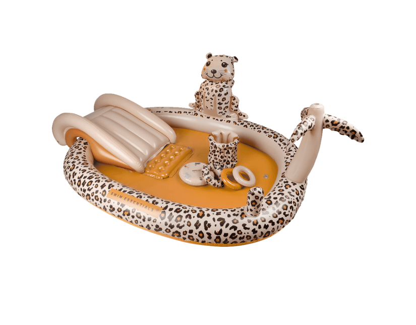 Swim Essentials Zwembad Kind Glijbaan Panterprint 2,10M koop je bij Babywinkel