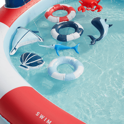 Swim Essentials Zwembad Kind Glijbaan Walvis 2,10M koop je bij Babywinkel