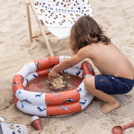 Swim Essentials Zwembad Kind Walvis Rood Wit 60Cm koop je bij Babywinkel