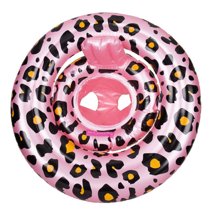 Swim Essentials Zwemband Baby Panterprint Rose Goud 69Cm koop je bij Babywinkel