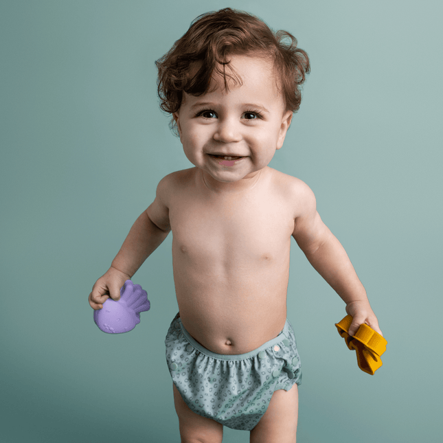 Swim Essentials Zwemluier Wasbaar Green Leopard koop je bij Babywinkel