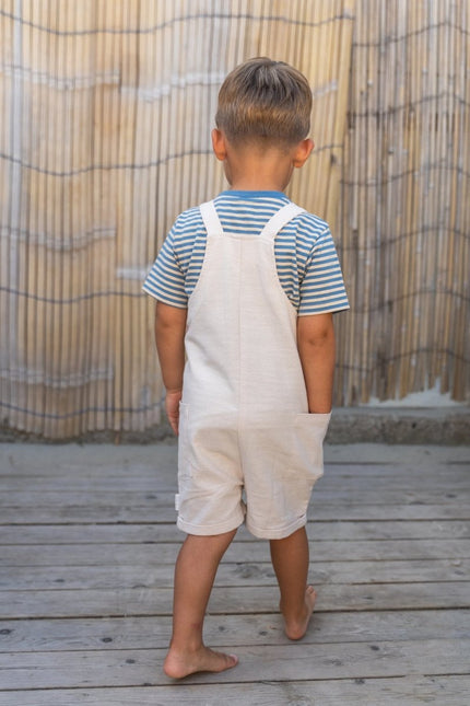 T-shirt korte mouw Indigo Sand Stripe koop je bij Babywinkel