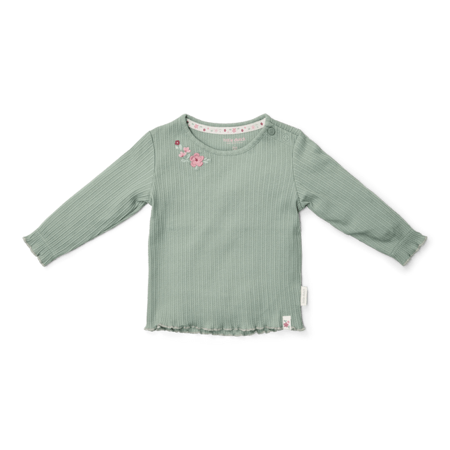 Little Dutch Baby Shirt Lange Mouw Garden Green koop je bij Babywinkel