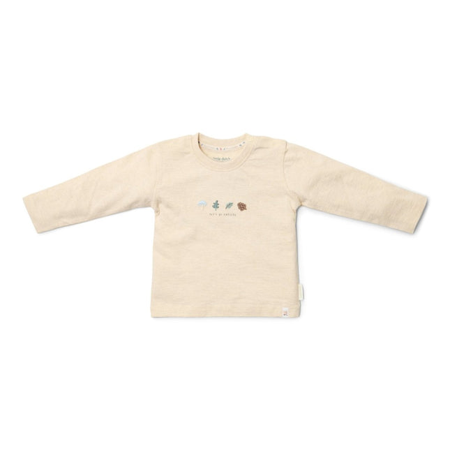 Little Dutch Baby Shirt Lange Mouw Sand Melee Forest koop je bij Babywinkel