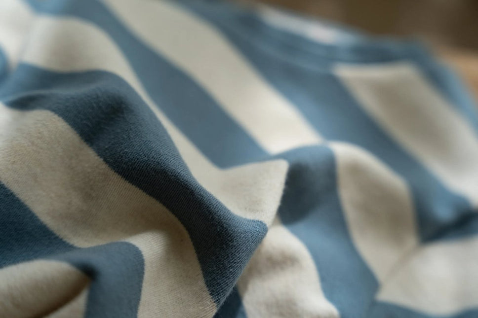 Little Dutch Baby Shirt Lange Mouw Zand Blauw Gestreept koop je bij Babywinkel