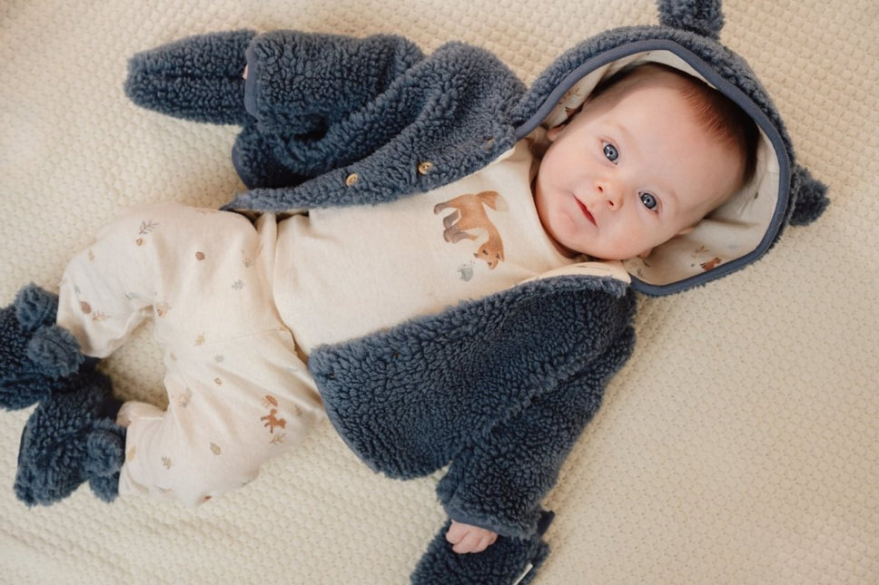 Little Dutch Babyhandschoenen Teddy Stone Blue koop je bij Babywinkel
