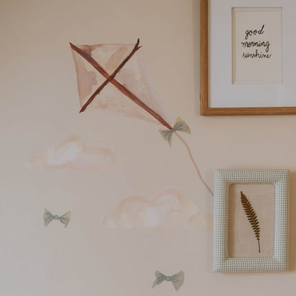 That's Mine Muursticker Kite Small Beige koop je bij Babywinkel