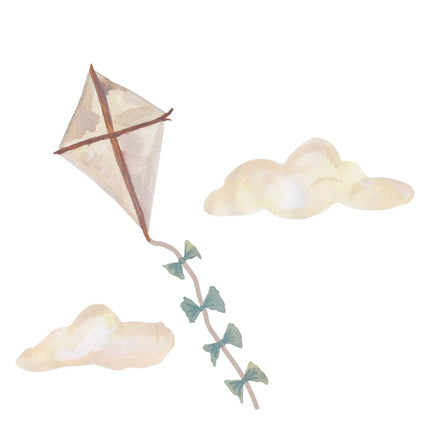 That's Mine Muursticker Kite Small Beige koop je bij Babywinkel