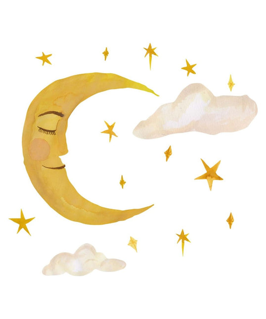 That's Mine Muursticker Moon Multi koop je bij Babywinkel