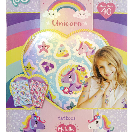 Unicorn Nep Tattoos Metallic koop je bij Babywinkel
