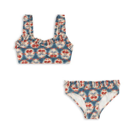 Konges Sløjd Bikinit Kind Maya Grs Cherry Bow Sininen