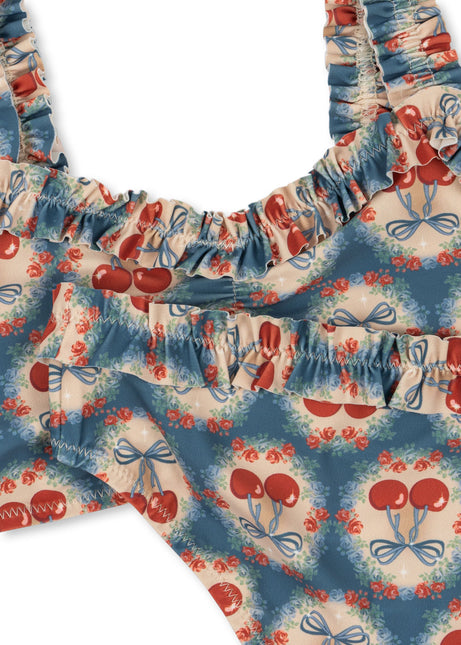 Konges Sløjd Bikinit Kind Maya Grs Cherry Bow Sininen