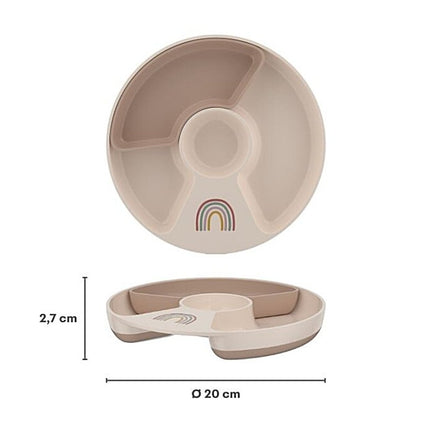 Mepal Babybord Vakjes Mio Sunshine & Rainbow koop je bij Babywinkel