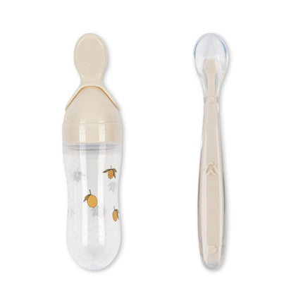 Konges Slojd Voedingsset Lepel Lemon koop je bij Babywinkel