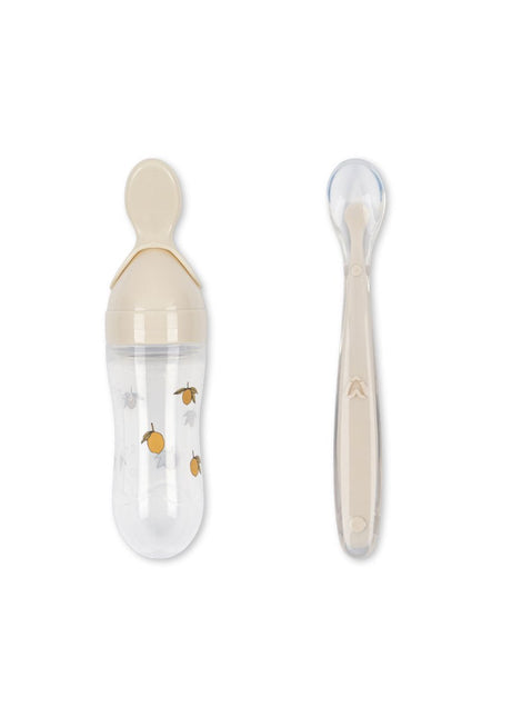 Konges Slojd Voedingsset Lepel Lemon koop je bij Babywinkel