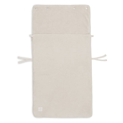 Jollein Voetenzak Basic Knit/ Oatmeal koop je bij Babywinkel
