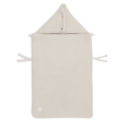 Jollein Voetenzak Basic Knit/ Oatmeal koop je bij Babywinkel