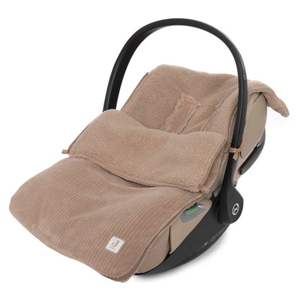 Jollein Voetenzak Cloudy Rib/ Milky Coffee koop je bij Babywinkel