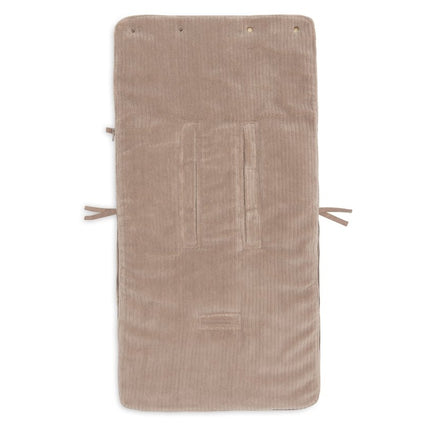Jollein Voetenzak Cloudy Rib/ Milky Coffee koop je bij Babywinkel