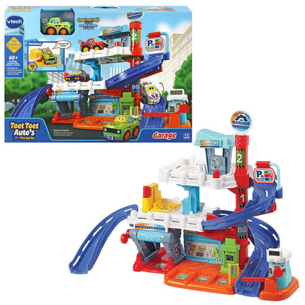Vtech Speelgoed Autogarage Toet Toet Auto Garage Met Ryan Raceauto koop je bij Babywinkel
