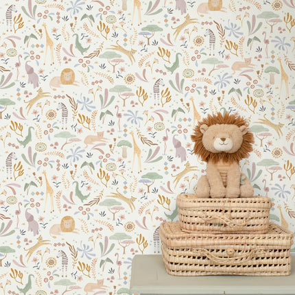 Little Dutch Kuitutapetti Safari Wonders