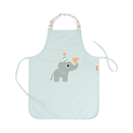Waterproef schort Celebration Blue koop je bij Babywinkel