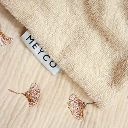 Meyco Wiegdeken Ginkgo Soft Sand 75X100Cm koop je bij Babywinkel