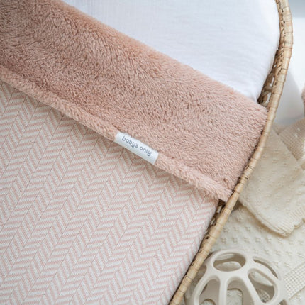 Baby's Only Wiegdeken Teddy Dawn Blush/ Ecru koop je bij Babywinkel