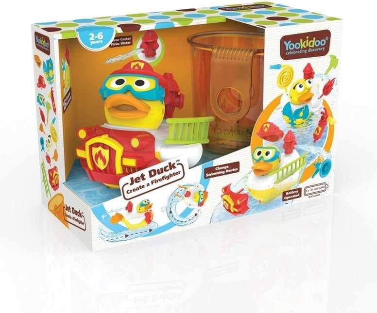Yookidoo Badspeelgoed Jet Duck Brandweerman koop je bij Babywinkel