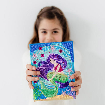 Zeemeermin Knutselset Diamond Painting Notitieboek koop je bij Babywinkel