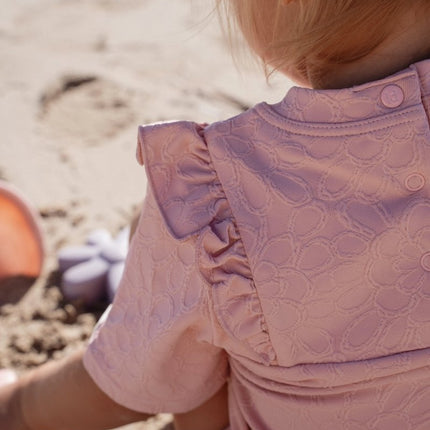 Zwem shirt korte mouwen Dreamy Pink Rose koop je bij Babywinkel