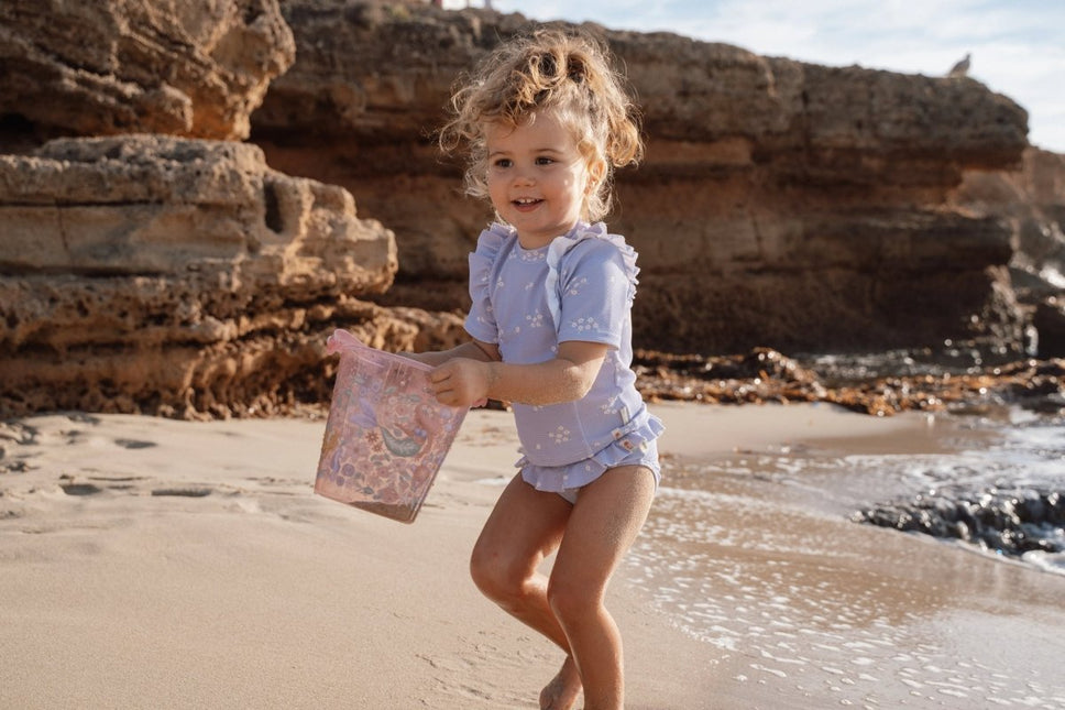 Zwem shirt korte mouwen en broekje Dreamy Lavender koop je bij Babywinkel