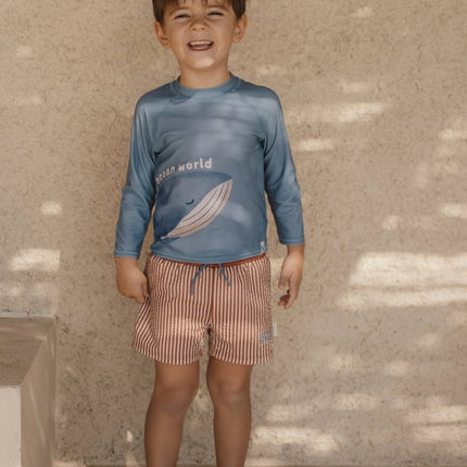 Zwem short Ocean Brown Stripes koop je bij Babywinkel